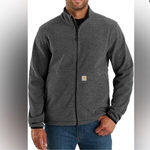 Carhartt Men’s Relaxed Fit Full-Zip Fleece Jacket Medium Charcoal Heather OJ6416